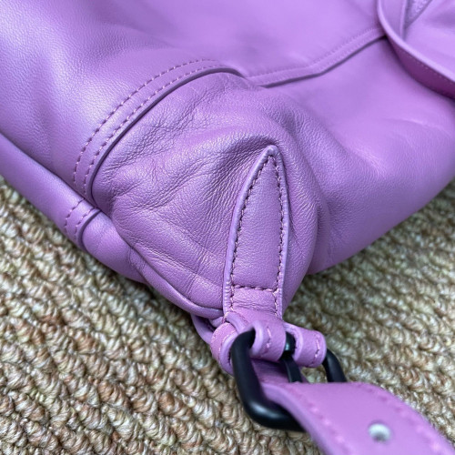 Bottega Veneta Backpack Lambskin Intrecciato Nappa Pink