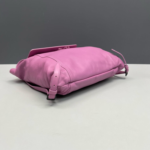 Bottega Veneta Backpack Lambskin Intrecciato Nappa Pink