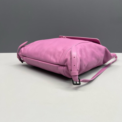Bottega Veneta Backpack Lambskin Intrecciato Nappa Pink