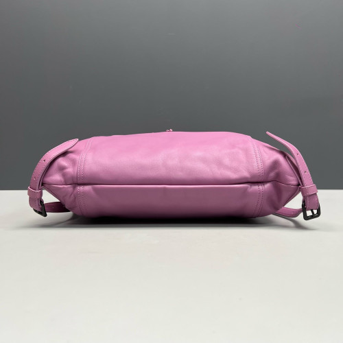 Bottega Veneta Backpack Lambskin Intrecciato Nappa Pink