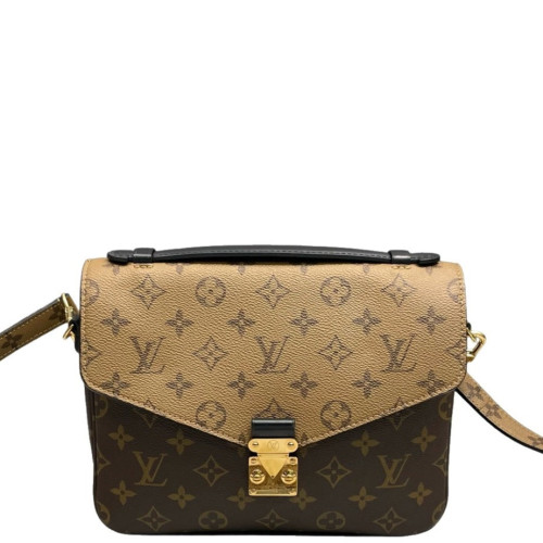 Louis Vuitton Pochette Metis Reverse Monogram Dark Brown Light Brown