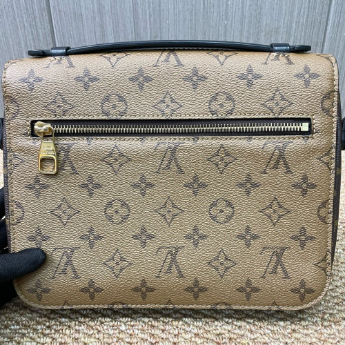 Louis Vuitton Pochette Metis Reverse Monogram Dark Brown Light Brown