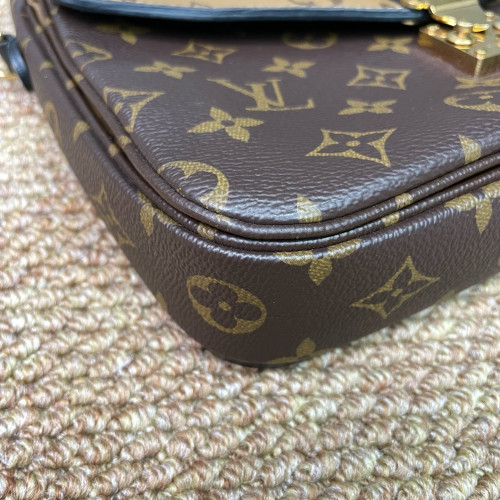 Louis Vuitton Pochette Metis Reverse Monogram Dark Brown Light Brown