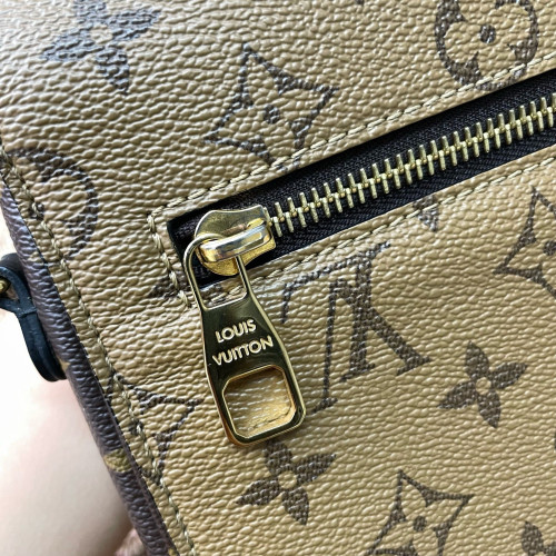 Louis Vuitton Pochette Metis Reverse Monogram Dark Brown Light Brown
