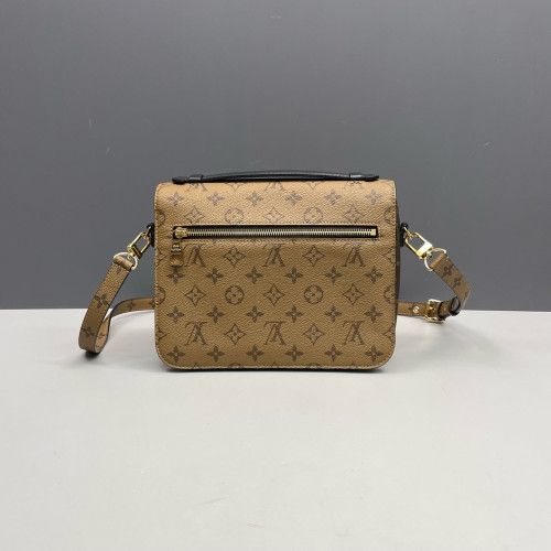 Louis Vuitton Pochette Metis Reverse Monogram Dark Brown Light Brown