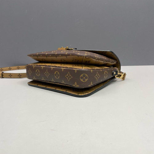 Louis Vuitton Pochette Metis Reverse Monogram Dark Brown Light Brown