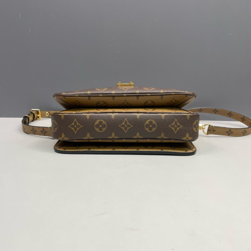 Louis Vuitton Pochette Metis Reverse Monogram Dark Brown Light Brown