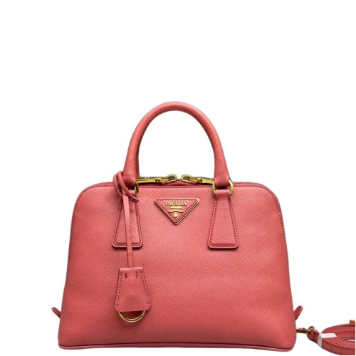 Prada Small Lux Open Promenade Saffiano Calfskin Pink