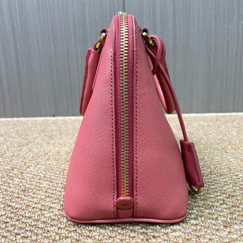 Prada Small Lux Open Promenade Saffiano Calfskin Pink