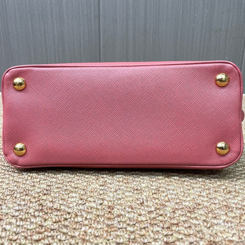 Prada Small Lux Open Promenade Saffiano Calfskin Pink