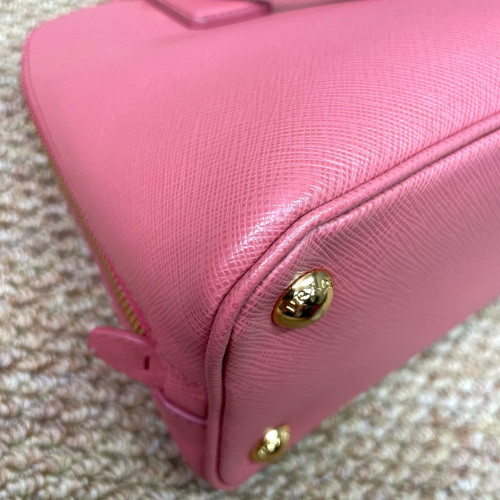 Prada Small Lux Open Promenade Saffiano Calfskin Pink