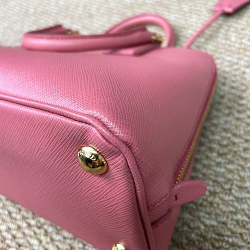 Prada Small Lux Open Promenade Saffiano Calfskin Pink
