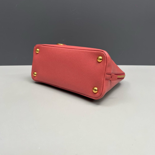 Prada Small Lux Open Promenade Saffiano Calfskin Pink