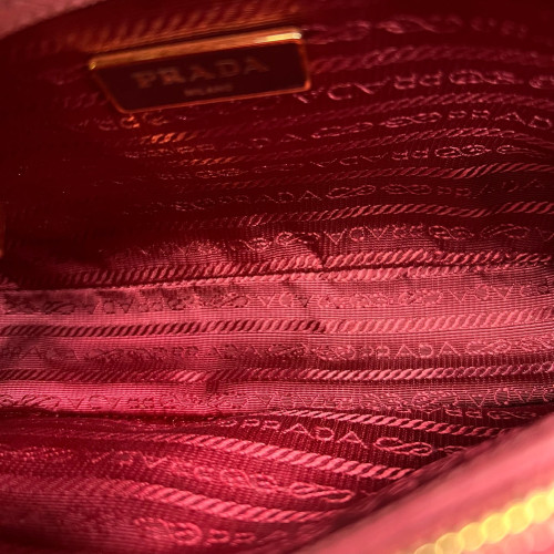 Prada Small Lux Open Promenade Saffiano Calfskin Pink