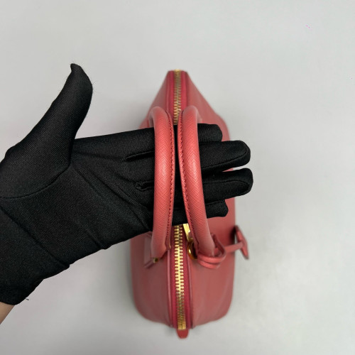 Prada Small Lux Open Promenade Saffiano Calfskin Pink