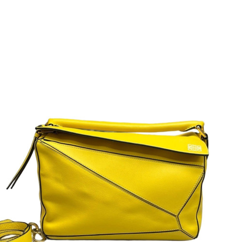 Loewe Medium Puzzle Calfskin Yellow