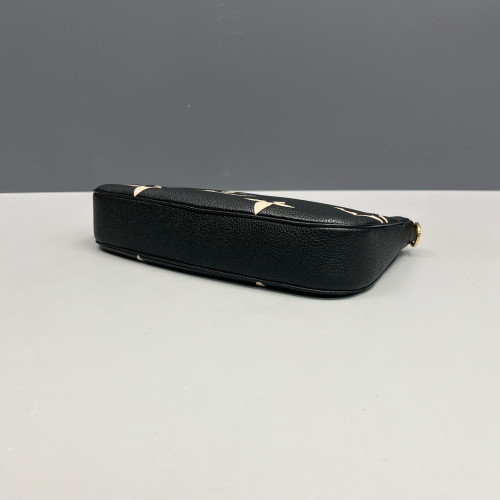 Louis Vuitton Multi Pochette Accessories Monogram Empreinte Giant Black White Red
