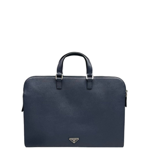 Prada Briefcase Calfskin Blue Prada Briefcase Calfskin Blue