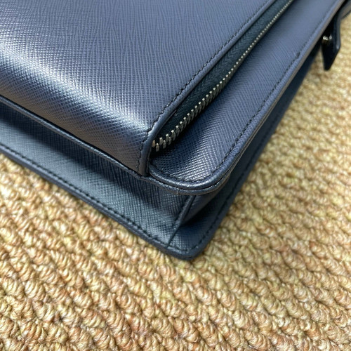 Prada Briefcase Calfskin Blue Prada Briefcase Calfskin Blue