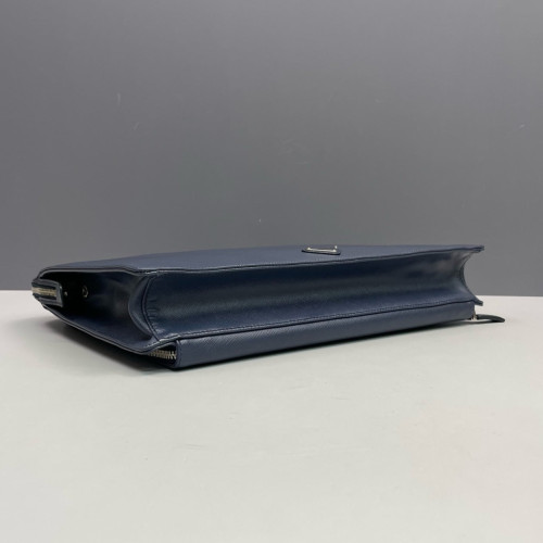 Prada Briefcase Calfskin Blue Prada Briefcase Calfskin Blue