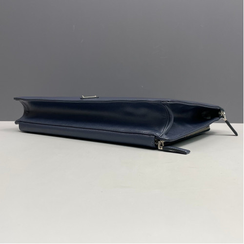 Prada Briefcase Calfskin Blue Prada Briefcase Calfskin Blue
