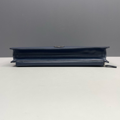 Prada Briefcase Calfskin Blue Prada Briefcase Calfskin Blue