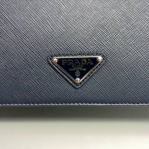 Prada Briefcase Calfskin Blue Prada Briefcase Calfskin Blue