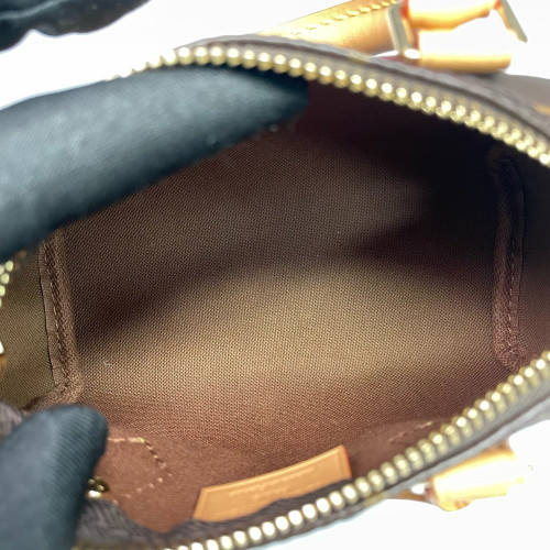 Louis Vuitton Nano Speedy Monogram Dark Brown Light Brown
