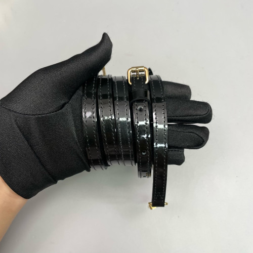 Louis Vuitton Petite Malle Vernis Black Yellow
