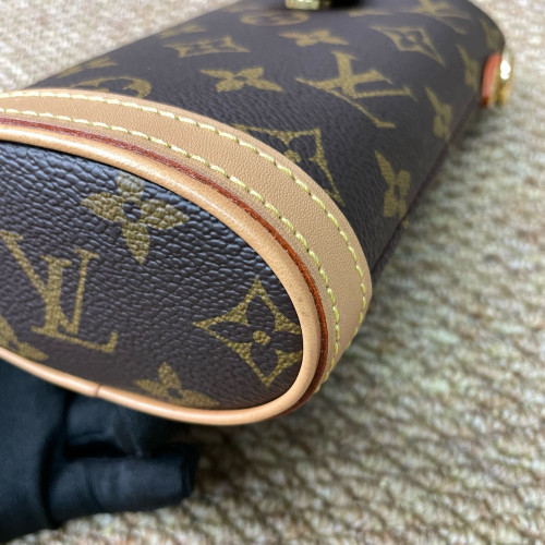 Louis Vuitton Fold Me Pouch Monogram Dark Brown Light Brown