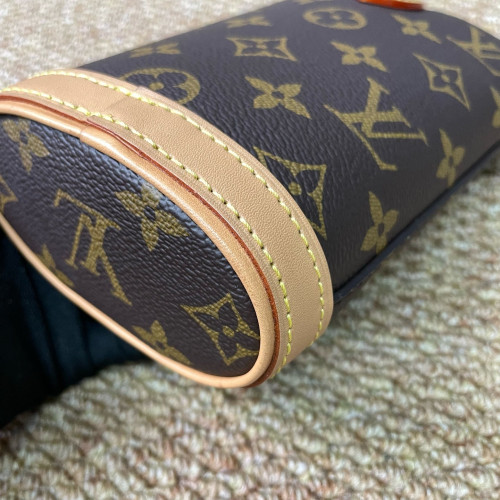 Louis Vuitton Fold Me Pouch Monogram Dark Brown Light Brown