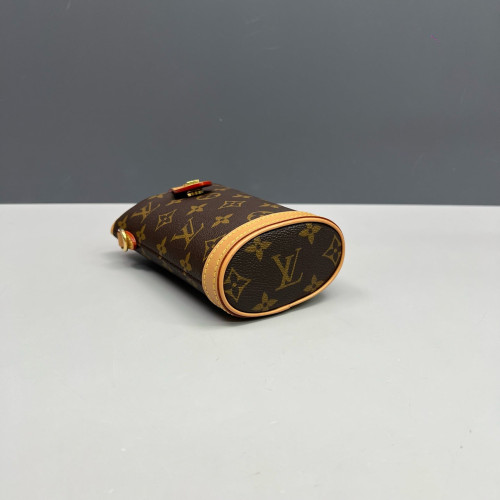 Louis Vuitton Fold Me Pouch Monogram Dark Brown Light Brown