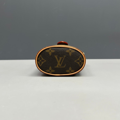 Louis Vuitton Fold Me Pouch Monogram Dark Brown Light Brown
