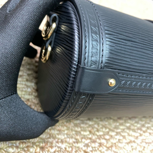 Louis Vuitton Papillon Trunk Epi Black