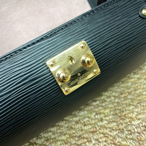 Louis Vuitton Papillon Trunk Epi Black
