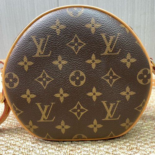 Louis Vuitton Boite Chapeau Souple PM Monogram Dark Brown Light Brown