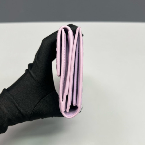 Bottega Veneta Intrecciato Continental Flap Wallet Calfskin Intrecciato Light Purple Bottega Veneta Intrecciato Continental Flap Wallet Calfskin Intrecciato Light Purple