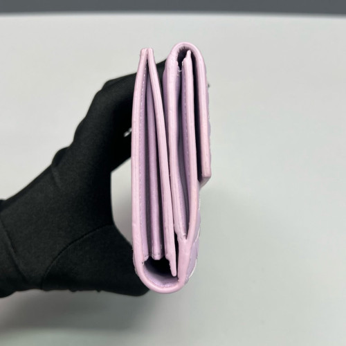 Bottega Veneta Intrecciato Continental Flap Wallet Calfskin Intrecciato Light Purple Bottega Veneta Intrecciato Continental Flap Wallet Calfskin Intrecciato Light Purple